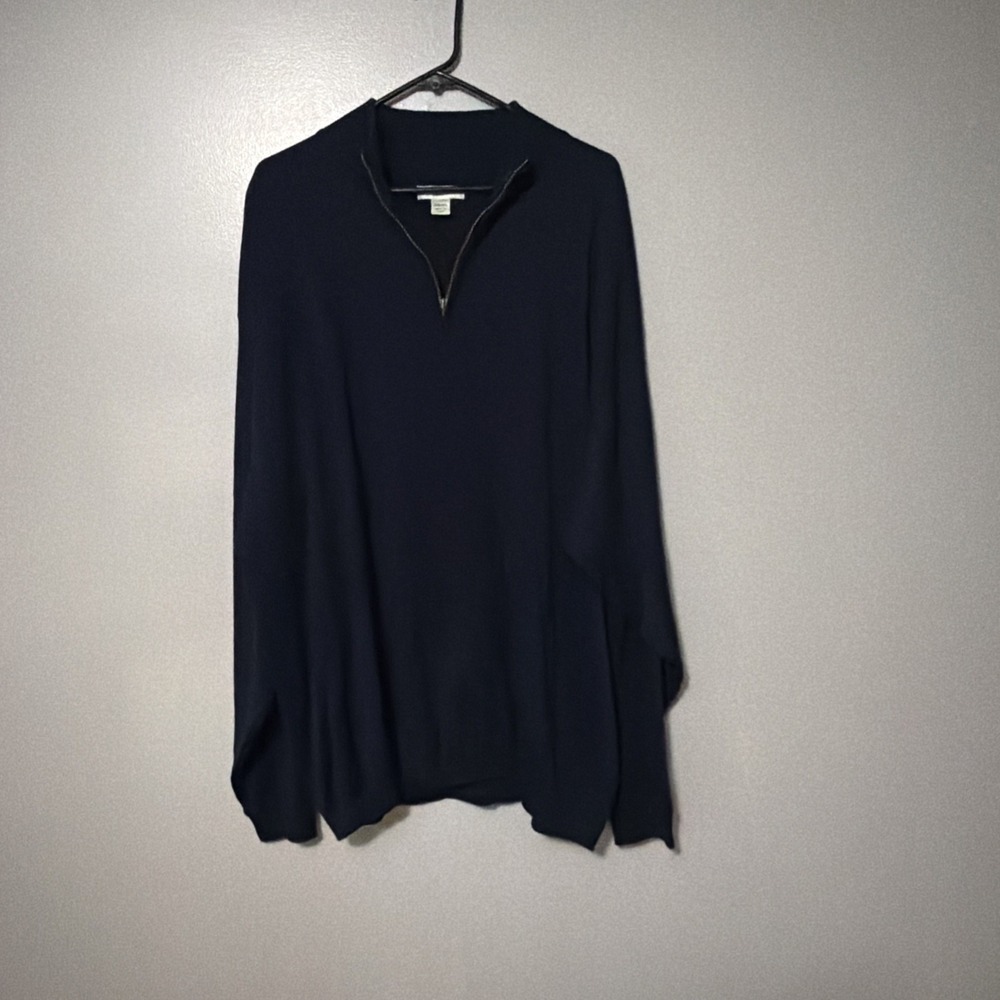 cutter and buck quarter zip Sweater 3X  100% Cotton